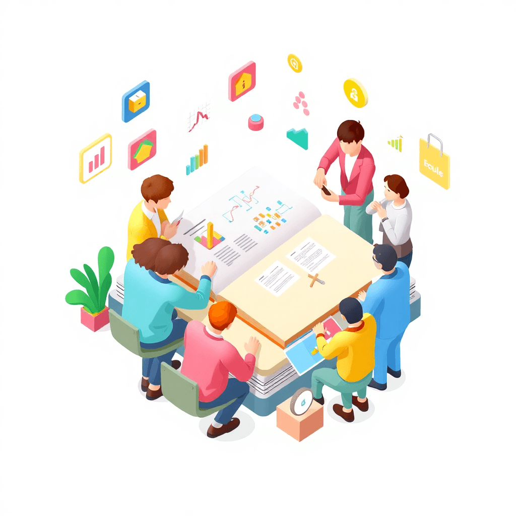 Students learning together